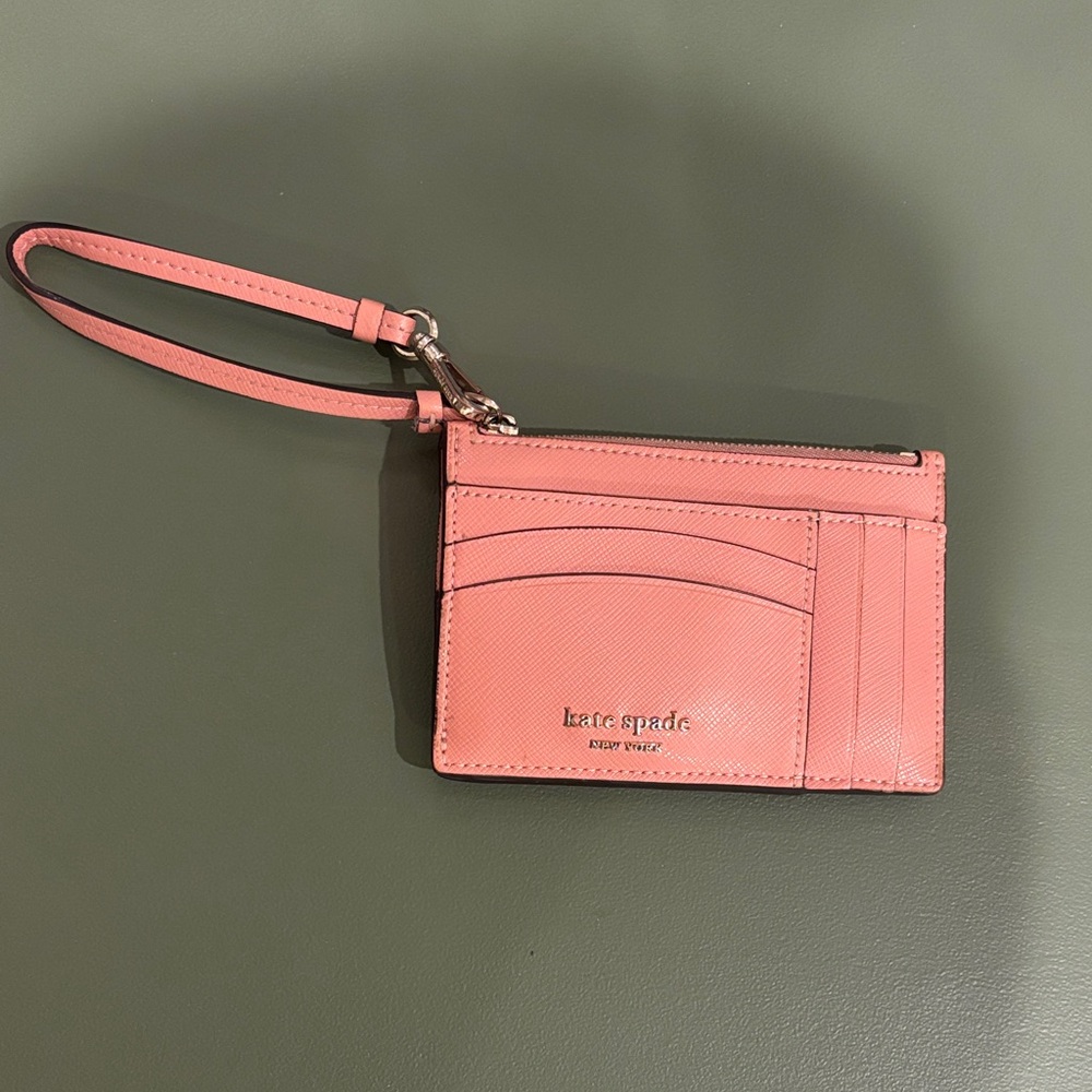 Kate Spade Pink Wristlet Card Holder